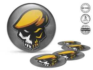 Rim Stickers Racing Domed Limited Sport Logo